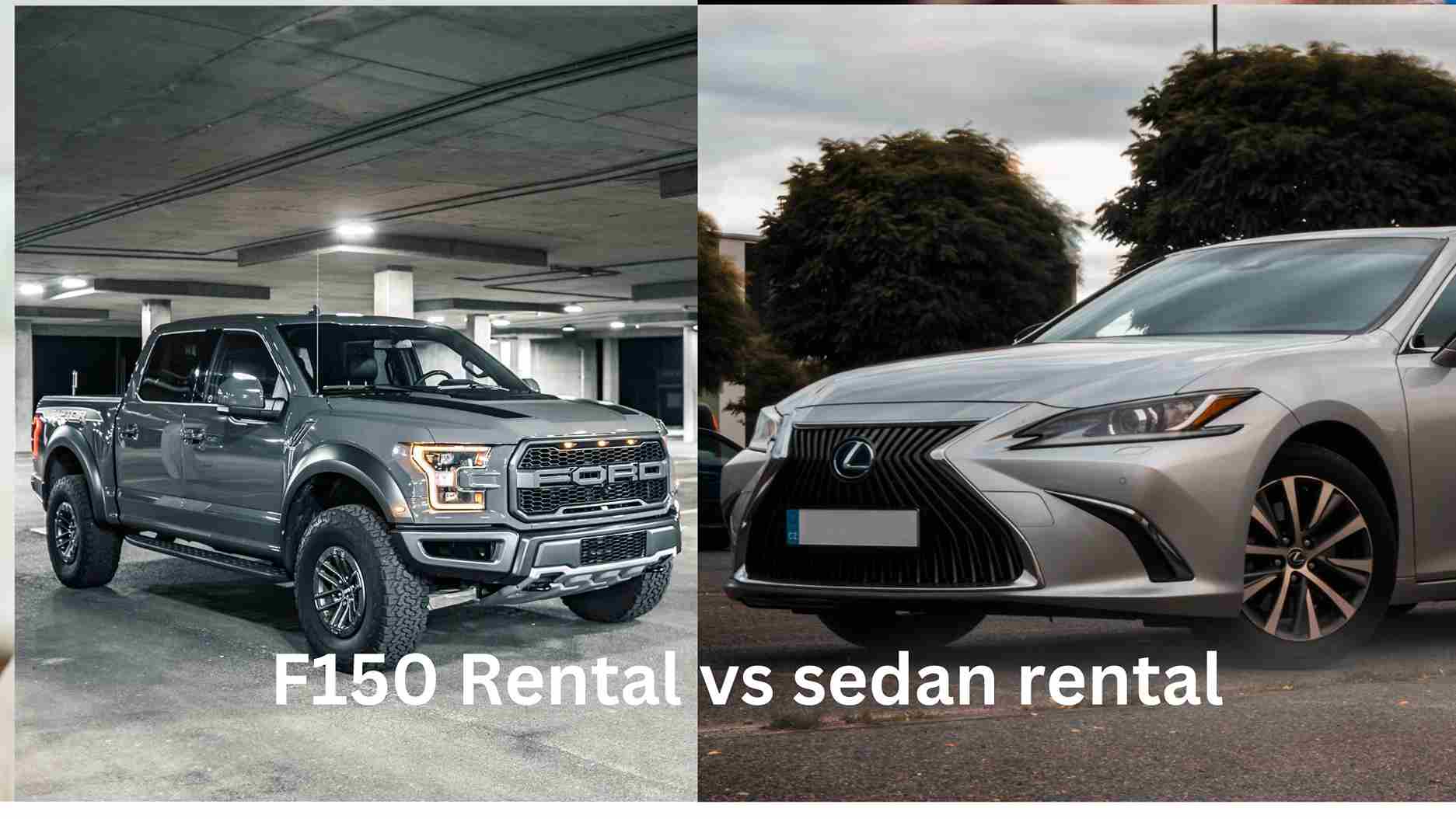 F150 Rental Vs Sedan Rental: Which Option Fits Dubai Travel